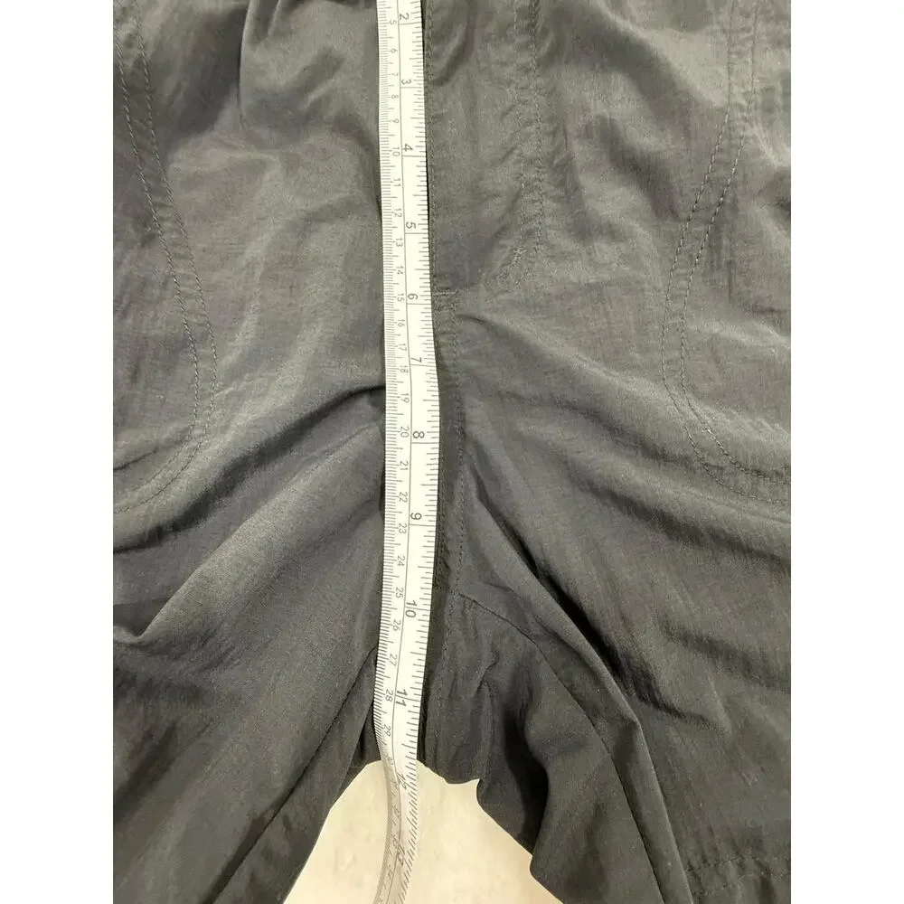Columbia Black Elastic Waist Multiple Pockets‎ Casual Cargo Shorts Small
